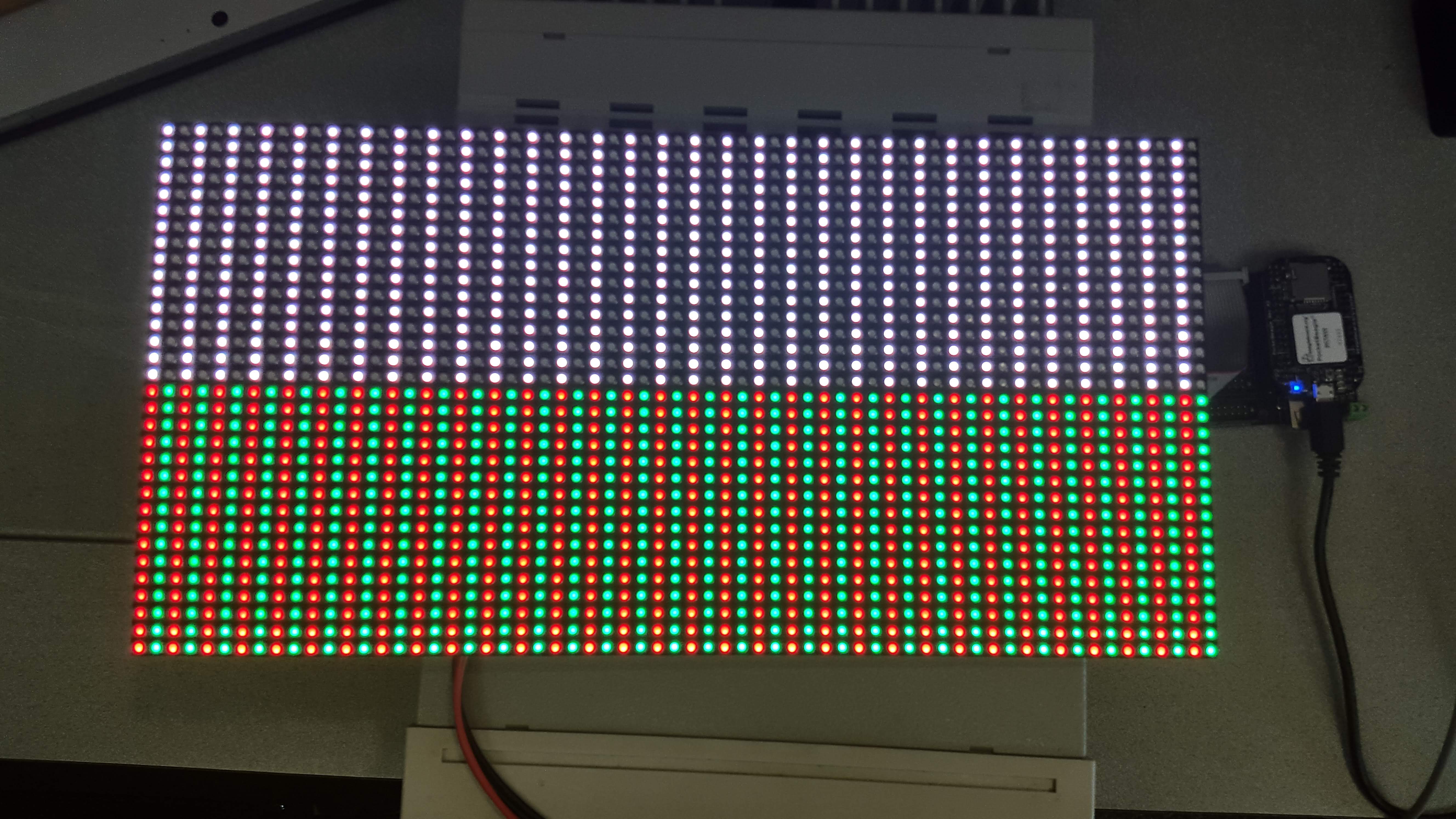 Display running rgb1.c on PRU 0